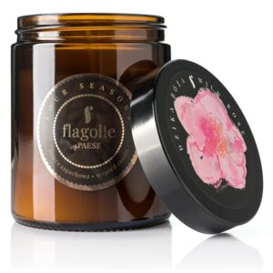 Flagolie - Dzika róża - Naturalna świeca zapachowa (120g)