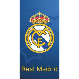 Ręcznik kąpielowy Real Madrid Blue Stars, 70 x 140 cm