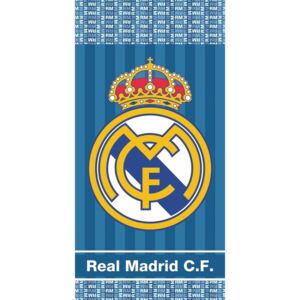 Ręcznik kąpielowy Real Madrid Blue Stripes, 70 x 140 cm