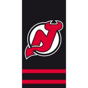 Ręcznik kąpielowy NHL New Jersey Devils Black, 70 x 140 cm
