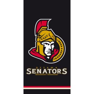 Ręcznik kąpielowy NHL Ottawa Senators Black, 70 x 140 cm