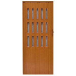 Drzwi harmonijkowe 008S-243-80 jasny calvados 80 cm