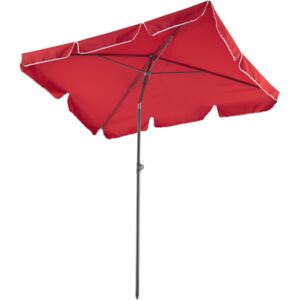 Tectake 403138 parasol przeciwsłoneczny vanessa - bordowy