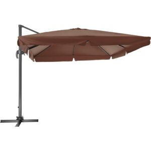 Tectake 402993 parasol przeciwsłoneczny cinzia - brązowy