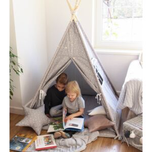 Gwiazdki - tipi, namiot dla dzieci Z matą podłogową