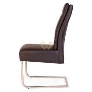 Krzesło tapicerowane na metalowych nogach NK-30