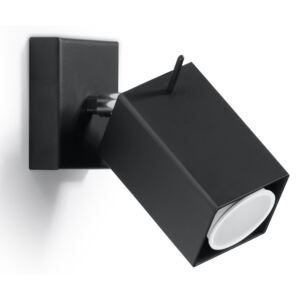 Sollux Lampa Kinkiet MERIDA czarny SL.0099 Oprawa Ścienna Gu10 Oświetlenie Regulowane LED