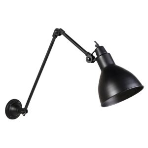 Przemysłowy Kinkiet / Lampa scienna czarny regulowany - Wye Oswietlenie wewnetrzne
