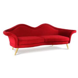 Ekskluzywna sofa w pięknym aksamicie - Ottiu