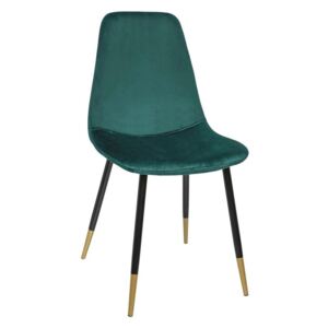 Krzesło Tyka Velvet zielone