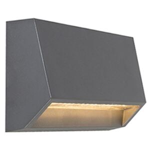 Zewnetrzna Nowoczesny Kinkiet / Lampa scienna zewnętrzny ciemnoszary LED IP65 - Sandstone 2 Oswietlenie zewnetrzne