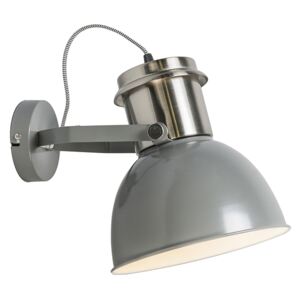 Kinkiet / Lampa scienna przemysłowy szary - Przemysłowy Oswietlenie wewnetrzne