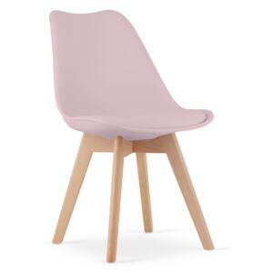 Krzesło skandynawskie różowe 53E-7