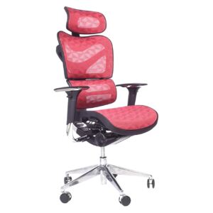 Ergonomiczny fotel biurowy ERGO 700 czerwony