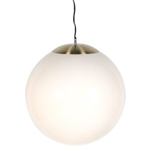 Skandynawska lampa wisząca mleczne szkło 50cm - Ball Oswietlenie wewnetrzne