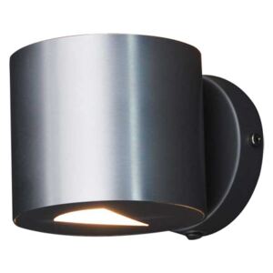 Nowoczesny Kinkiet / Lampa scienna okrągły aluminium - Effect Oswietlenie wewnetrzne