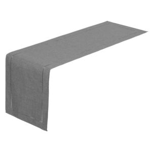 Szary bieżnik na stół Unimasa, 150x41 cm