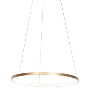 Nowoczesna lampa wisząca złota LED 60cm - Anella Oswietlenie wewnetrzne