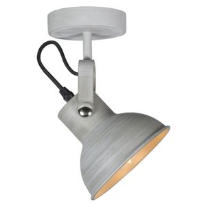 Przemysłowa lampa ścienna i sufitowa szara uchylna - Guida Oswietlenie wewnetrzne