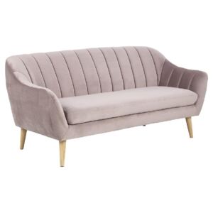 Różowa 3-osobowa sofa Actona Doria