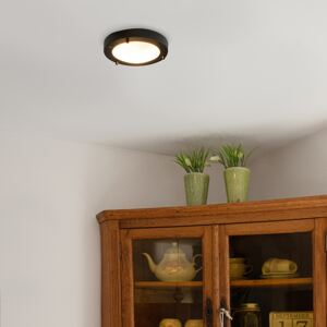 Nowoczesny Plafon / Lampy sufitowe czarny 18cm IP44 - Yuma Oswietlenie wewnetrzne