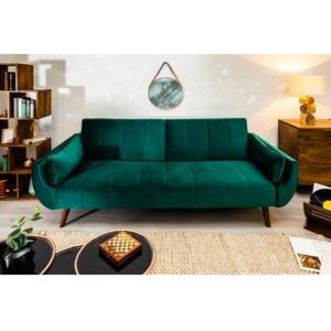 Sofa divani 215cm zielona aksamit 39030