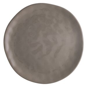 Brązowy talerz porcelanowy na pizzę Brandani Pizza, ⌀ 26 cm