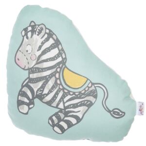 Poduszka dziecięca z domieszką bawełny Apolena Pillow Toy Zebra, 28x29 cm