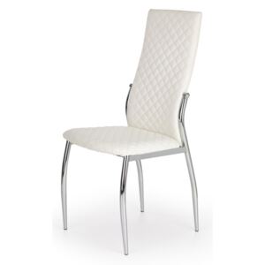 Selsey Krzesło Soria białe pikowane
