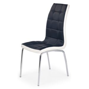 Selsey Krzesło Salta czarno-białe