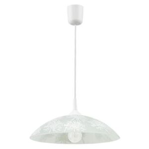 Lampa wisząca LAMPEX Winter Z1, biała, 60 W, 70x35 cm