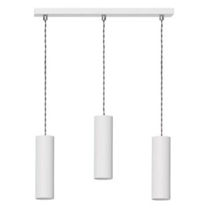 Lampa wisząca LAMPEX Rollg 3, 40 W, biały, 80x45 cm