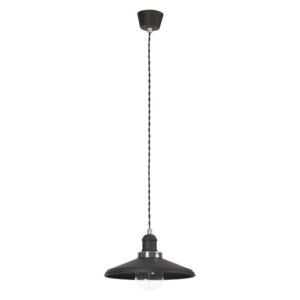 Lampa wisząca LAMPEX Gipssy, czarna, 40 W, 80x26 cm