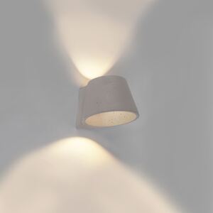Industrialny Kinkiet / Lampa scienna beton - Cup Oswietlenie wewnetrzne