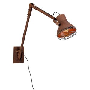 Rustykalny / Vintage Kinkiet / Lampa scienna regulowany rdza - Rego Oswietlenie wewnetrzne