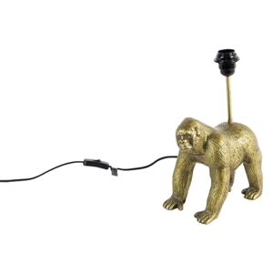 Lampa stołowa vintage mosiężna - Gorilla Oswietlenie wewnetrzne
