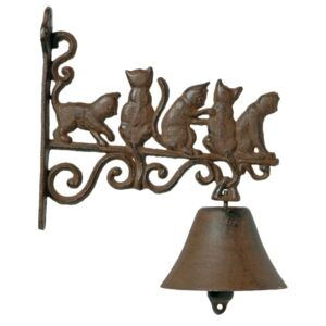 Dekoracyjny dzwonek do drzwi Antic Line Cats