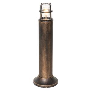 Zewnetrzna Nowoczesna stojąca lampa zewnętrzna mosiężna IP54 50 cm - Kiki Oswietlenie zewnetrzne