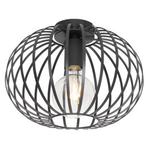 Design plafondlamp zwart 30 cm - Johanna Oswietlenie wewnetrzne