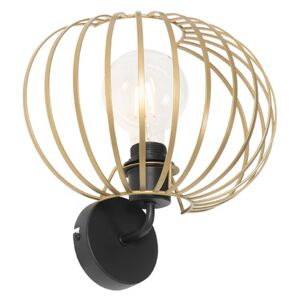 Design wandlamp goud 30 cm - Johanna Oswietlenie wewnetrzne