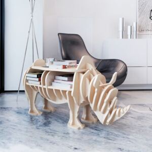 Stolik/półka w kształcie jednorożca, drewno