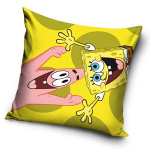 Poduszka Sponge Bob i Patryk, 40 x 40 cm