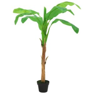 Sztuczne drzewko bananowe z doniczką, 165 cm, zielone