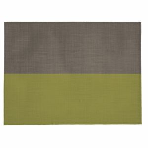 Beżowo-zielona mata stołowa Tiseco Home Studio Stripe, 33x45 cm