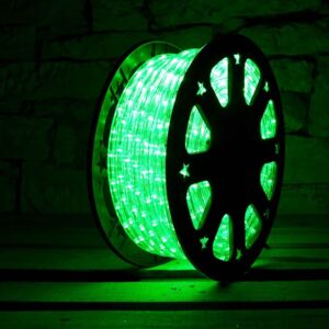 Wąż świetlny decoLED LED - zielony, 50m