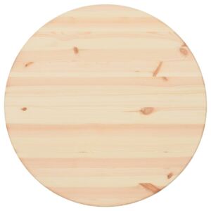 Blat stołu, naturalne drewno sosnowe, okrągły, 25 mm, 70 cm
