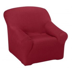 Elastyczny pokrowiec z teksturą - czerwony - Rozmiar fotel