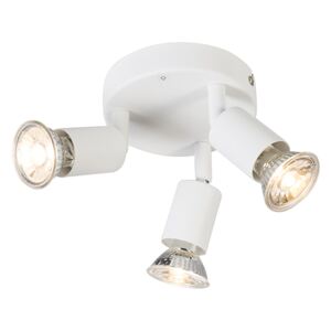 Nowoczesny Reflektorek / Spot / Spotow regulowany biały - Jeany 3 Oswietlenie wewnetrzne