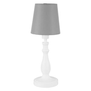 Lampa stołowa GoodHome Tulou 1-punktowa E14 biała