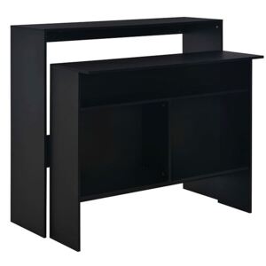 Stół barowy ELIOR Alexander 6X, czarny, 130x40x120 cm
